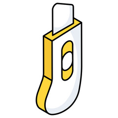 Trendy vector design of paper cutter