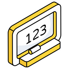 Perfect design icon of maths class