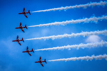 Avions dans le ciel, meeting aérien