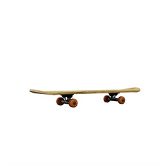 skateboard isolated