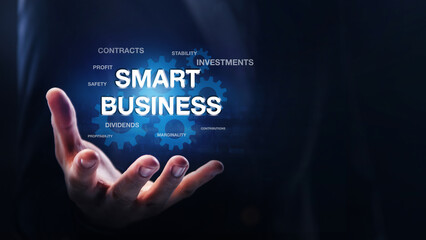 Smart business. Concept of business development