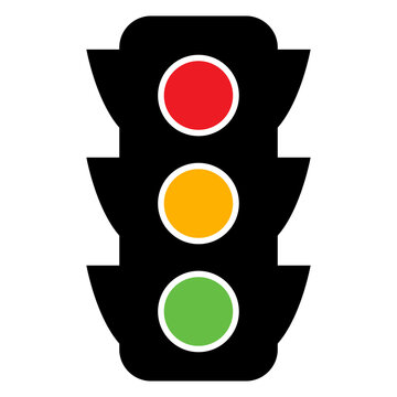 recommend clip art: Traffic Light icon. Stoplight, semaphore illustration.