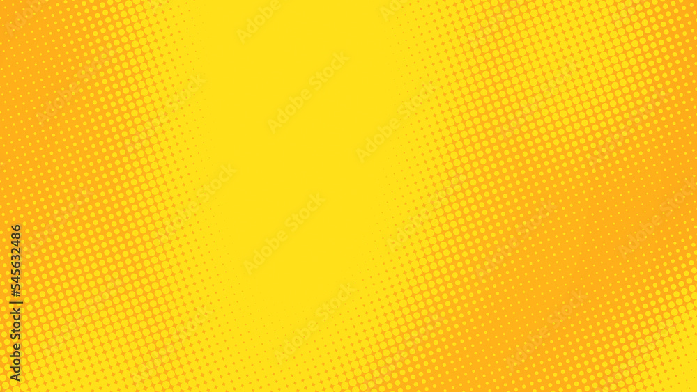 Aufkleber dots halftone yellow orange color pattern gradient texture background.