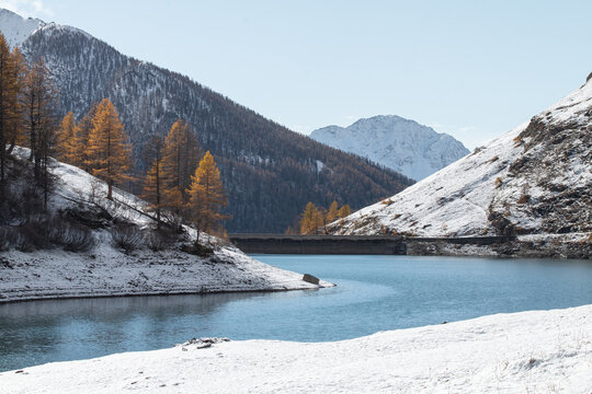 Barrage de Rochemolles, Bardonecchia, Italie
