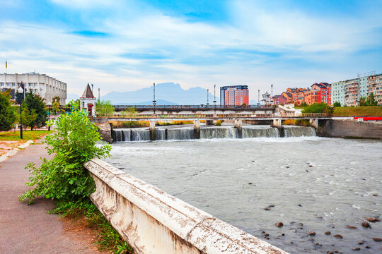 Terek River Embankment In Vladikavkaz