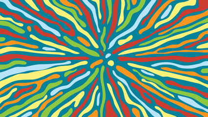 abstract colorful zebra motif pattern focus on center background vector EPS10