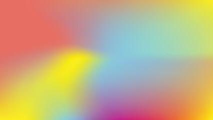 abstract blurred gradient mesh tools yellow blue and red color mix background illustration