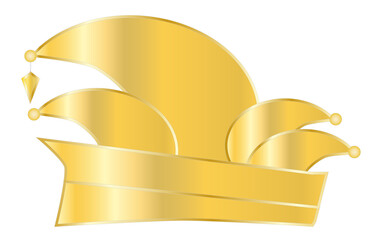 Komiteem&uuml;tze  gold  freigestellt  Hintergrund transparent