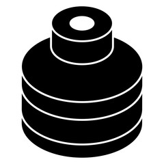An icon design of ink bottle 
