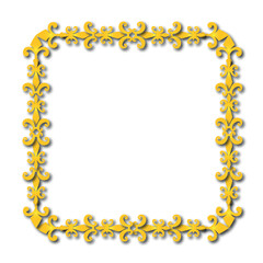 Frame, in the style of an ornament, Vector illustration eps 10, Art.	