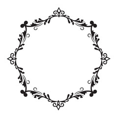 Frame, in the style of an ornament, Vector illustration eps 10, Art.	