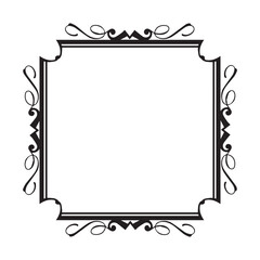 Frame, in the style of an ornament, Vector illustration eps 10, Art.	