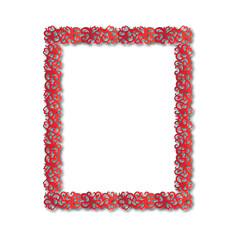 Frame, in the style of an ornament, Vector illustration eps 10, Art.	