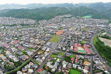 宮崎県日向市の上空