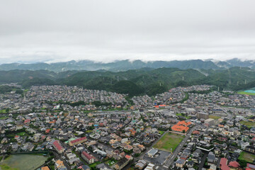 宮崎県日向市の上空