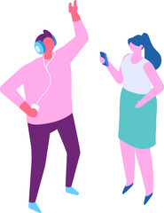 Man and woman together