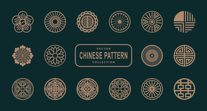 Asian Chinese traditional pattern classicism