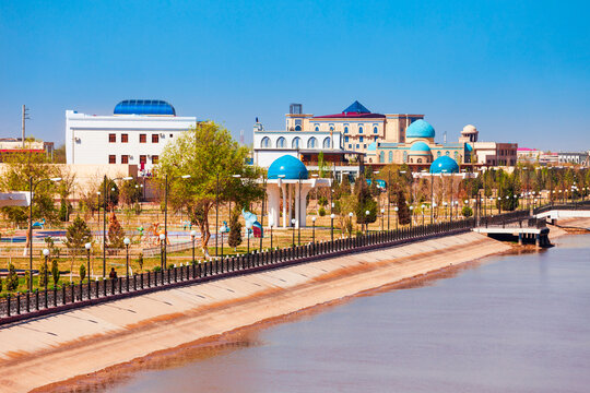 Avesta public city park in Urgench