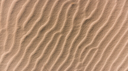 Fototapeta na wymiar Texture or background of sand by the sea