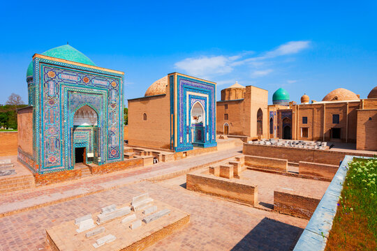 Shah I Zinda Mausoleum In Samarkand