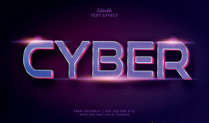 Cyber editable text effect style cinematic