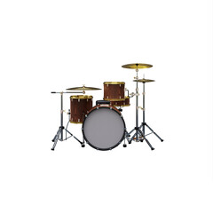 drum kit isolated