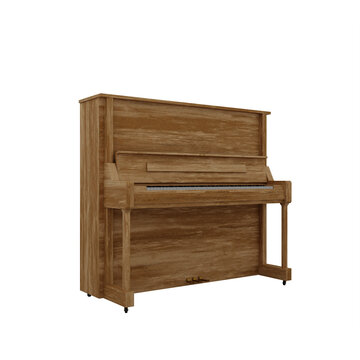 Bright Wooden Piano