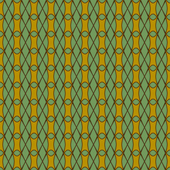Fototapeta premium Color geometric pattern for print textile on green
