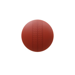 Cricket ball isolated