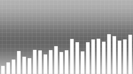 Abstract graph chart of stock market trade background.