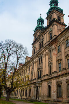 Baroque cistercian abbey in Lubiąż near Wrocław