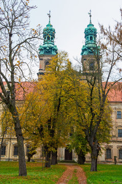 Baroque cistercian abbey in Lubiąż near Wrocław