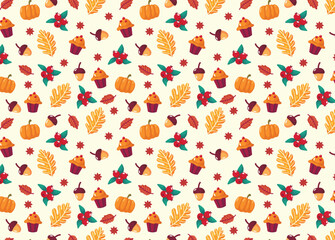 thanksgiving celebration pattern background