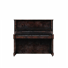 Desolate Wooden Piano