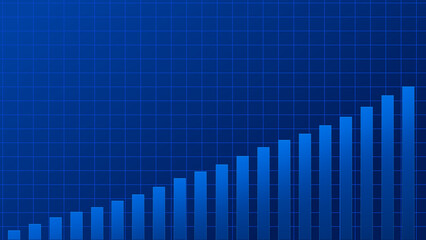 Abstract graph chart of stock market trade background.