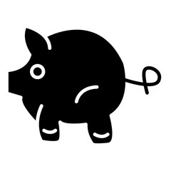 pig cartoon cute icon