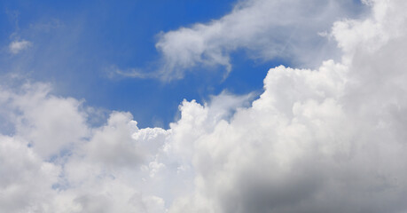 Clouds in the blue sky