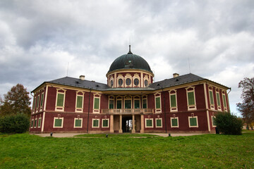 Veltrusy Chateau in autumn time. Czech Republic.