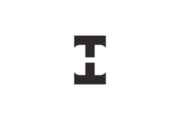 TH logo design concept monogram 