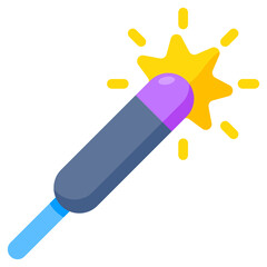 Modern design icon of firecracker 