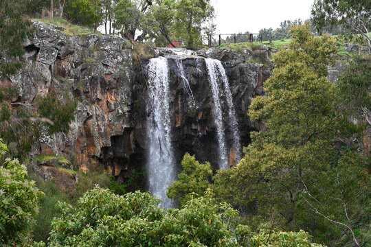 Sailors Falls waterfall ,Hepburn Regional Park, Corner Ballan Daylesford Road, Daylesford, Victoria, Australia