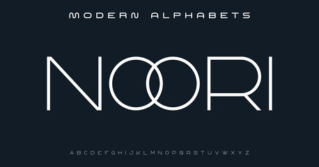 Sports modern tech font typography. MINIMAL vector typeface for a company. Modern gaming fonts for logo design.