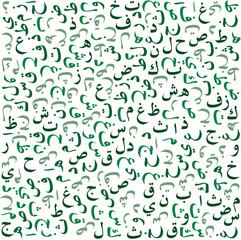Fototapeta na wymiar Arabic writing