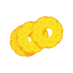 vector pineapple Sweet fruit for summer time