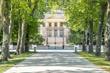 Chateau Margaux in Bordeaux, France