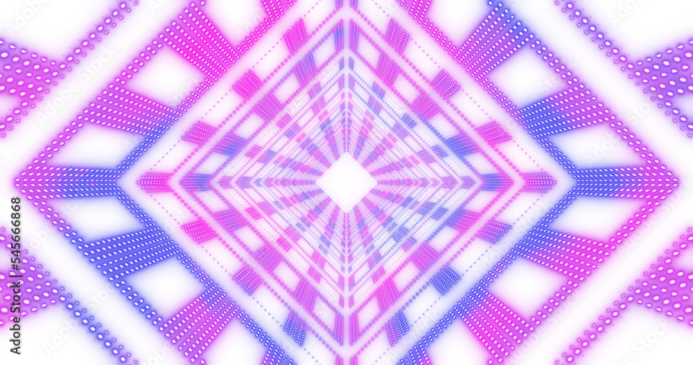 Aufkleber png transparent. flying through an endless glowing tunnel. design with neon luminous particles. hype