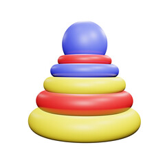 PNG 3d rendering of pyramid for your content asset needs