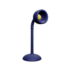 PNG 3d rendering of reading lamp for your content asset needs