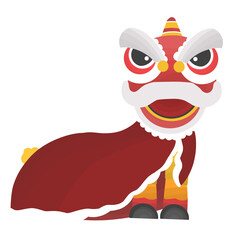 lion dance in Chinese new year
