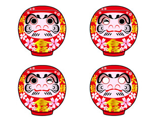 合格祈願　赤　だるま